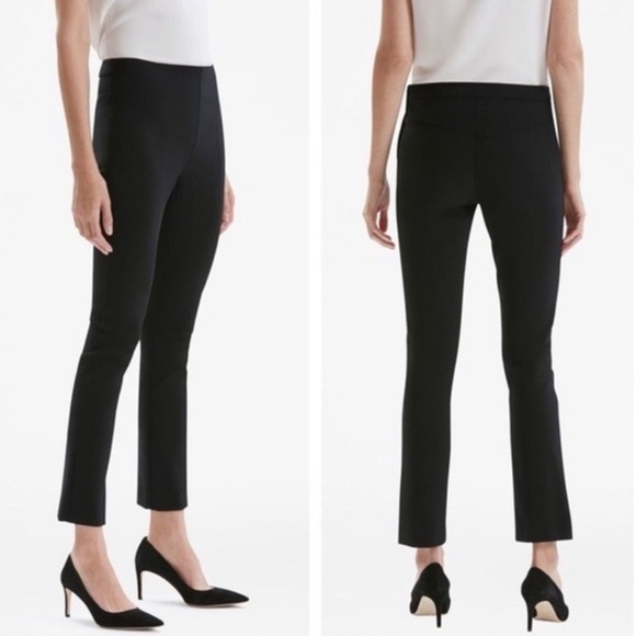 M.M. Lafleur The Foster Pant - Power Stretch Trouser Pants Black Size 12 - Picture 9 of 9